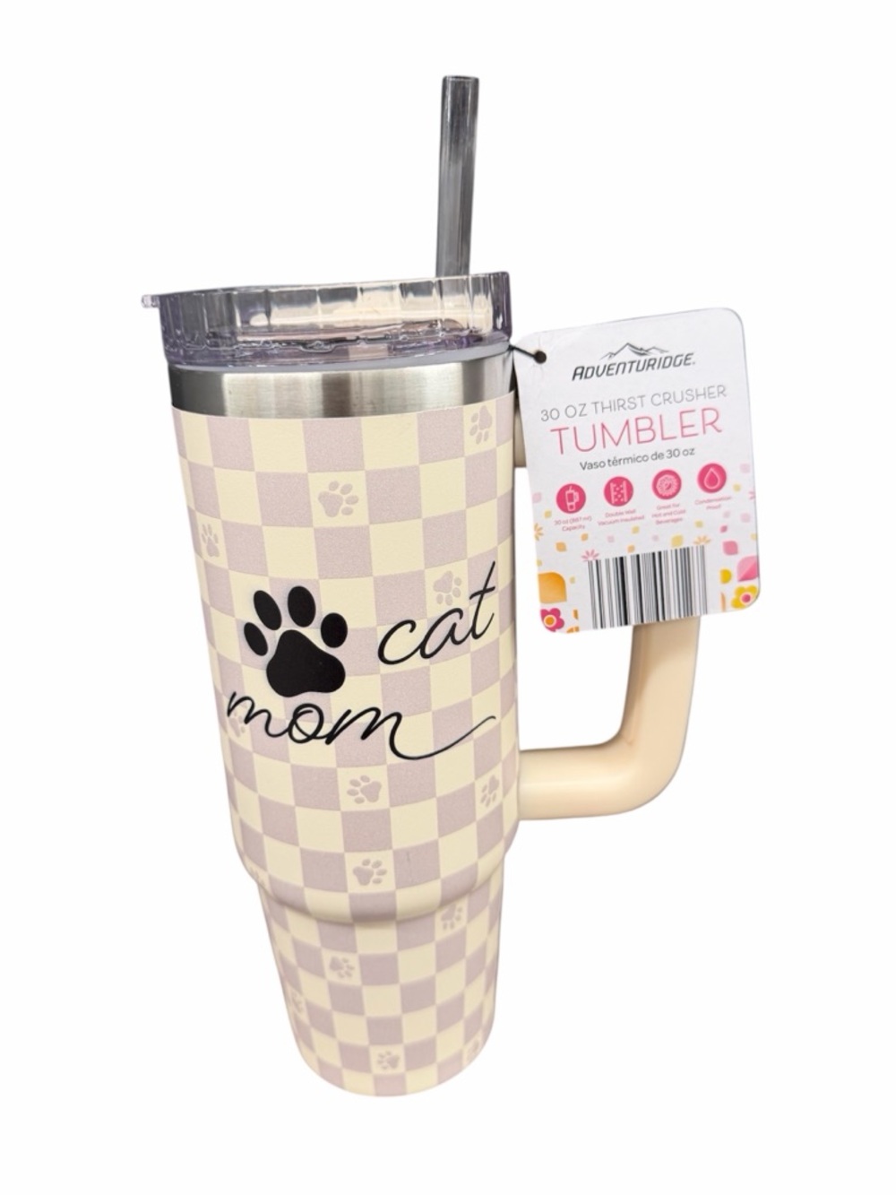 Adventuridge Cat Mom Tumbler 30 oz - Picture 2 of 3